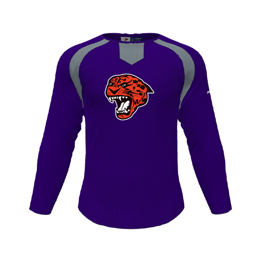 [CUS-DFW-PULL-FLC-CNK-LSL-PUR-YS-LOGO1] Pullover (Youth S, Purple, Logo 1)