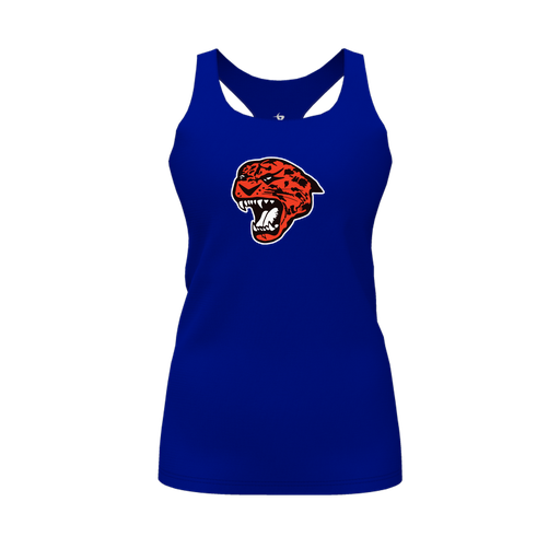 [FT0TRBRY-FYS-LOGO1] Decker Racerback Tank Top (Female Youth S, Royal, Logo 1)