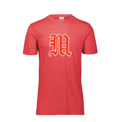 [FTSCUBRD-AS-LOGO2] Decker Men's Tri-Blend T-Shirt - Short Sleeve (Adult S, Red, Logo 2)