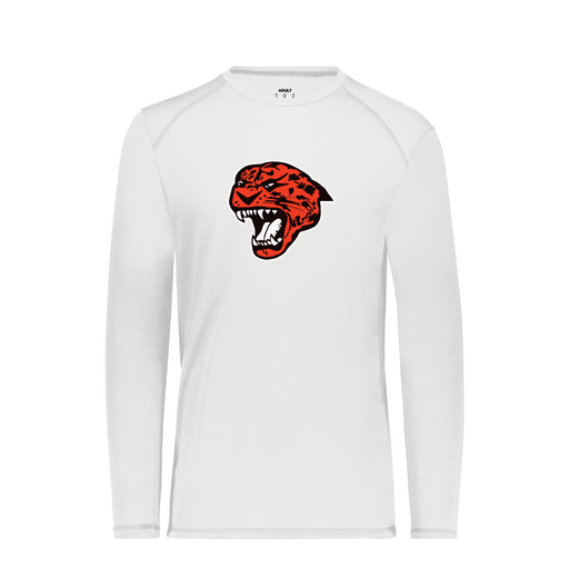 [6845.005.S-LOGO1] Men's SoftTouch Long Sleeve (Adult S, White, Logo 1)
