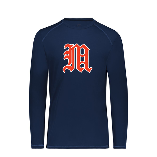 [6846.065.S-LOGO2] Youth SoftTouch Long Sleeve (Youth S, Navy, Logo 2)