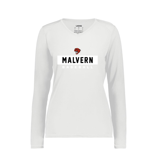 [6847.005.XS-LOGO3] Women's SoftTouch Long Sleeve (Female Adult XS, White, Logo 3)