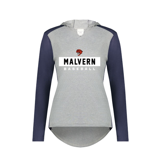 [6902.29V.XS-LOGO3] Ladies Vintage Hoodie (Female Adult XS, Navy, Logo 3)