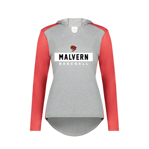 [6902.27V.XS-LOGO3] Ladies Vintage Hoodie (Female Adult XS, Red, Logo 3)