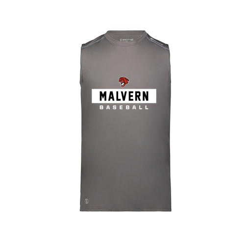 [222593.98D.S-LOGO3] Men's CoolDry TankTop (Adult S, Gray, Logo 3)