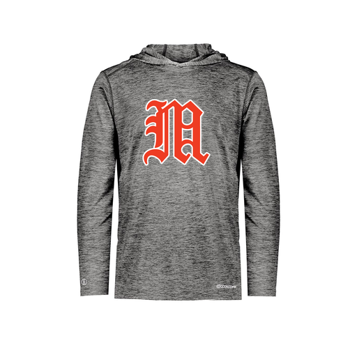 [FOLHCGBK-AS-LOGO2] Decker Men's Charge Hoodie (Adult S, Black, Logo 2)