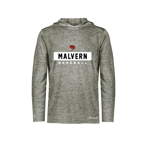 [FOLHCGGY-AS-LOGO3] Decker Men's Charge Hoodie (Adult S, Gray, Logo 3)