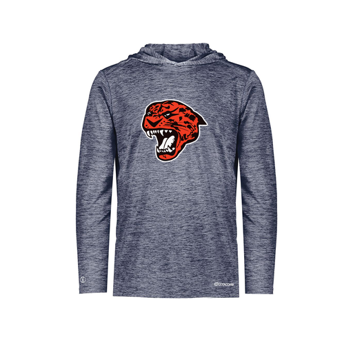 [FOLHCGNV-YS-LOGO1] Decker Youth Charge Hoodie (Youth S, Navy, Logo 1)