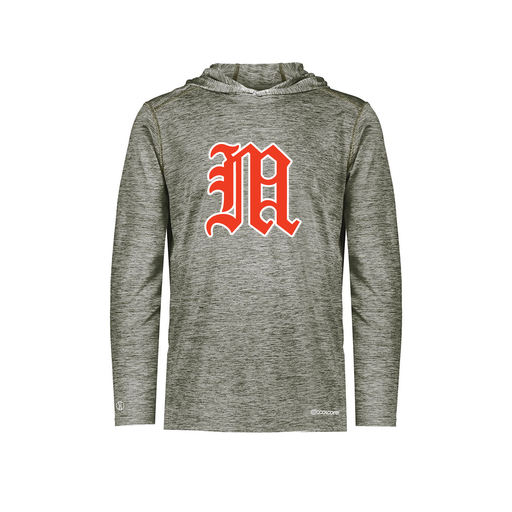 [FOLHCGGY-YS-LOGO2] Decker Youth Charge Hoodie (Youth S, Gray, Logo 2)