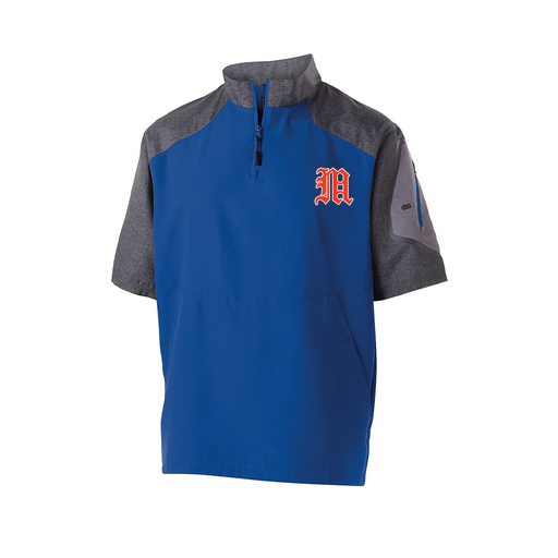 [229545.H02.XS-LOGO2] Men's Raider SS Pullover (Adult XS, Royal, Logo 2)