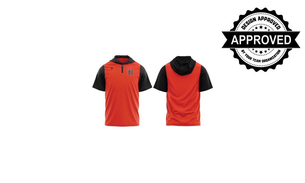 Malvern Baseball - Orange SSL 1/4 Zip