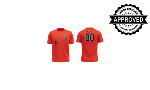 Malvern Baseball - Orange Crew Neck Jersey