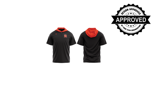 Malvern Baseball - Black SSL 1/4 Zip (W/Hood)