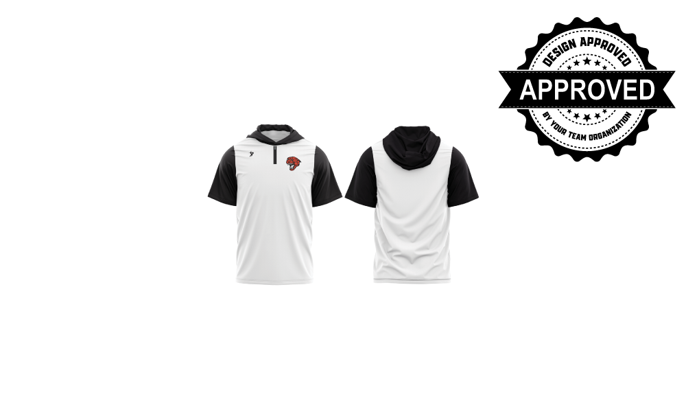 Malvern Baseball - White SSL 1/4 Zip (W/Hood)