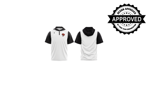 Malvern Baseball - White SSL 1/4 Zip (W/Hood)